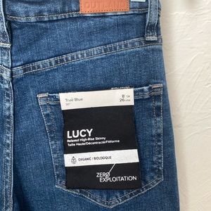 NWT Outland denim Lucy Relaxed high rise skinny jeans▪️size 26